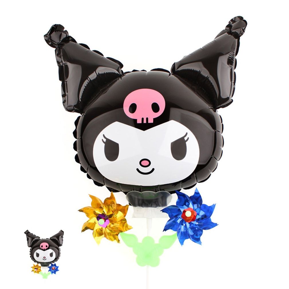 헬륨풍선 생일 파티용품 이벤트 하트 웨딩촬영소품 꽃다발 바람개비 풍선 산리오 쿠로미