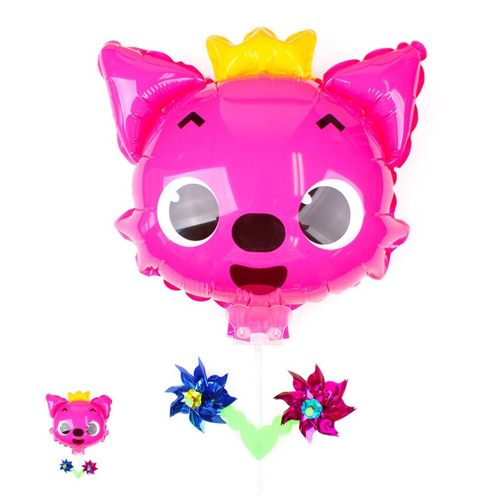 헬륨풍선 생일 파티용품 이벤트 하트 웨딩촬영소품 꽃다발 숫자 바람개비 풍선 핑크퐁