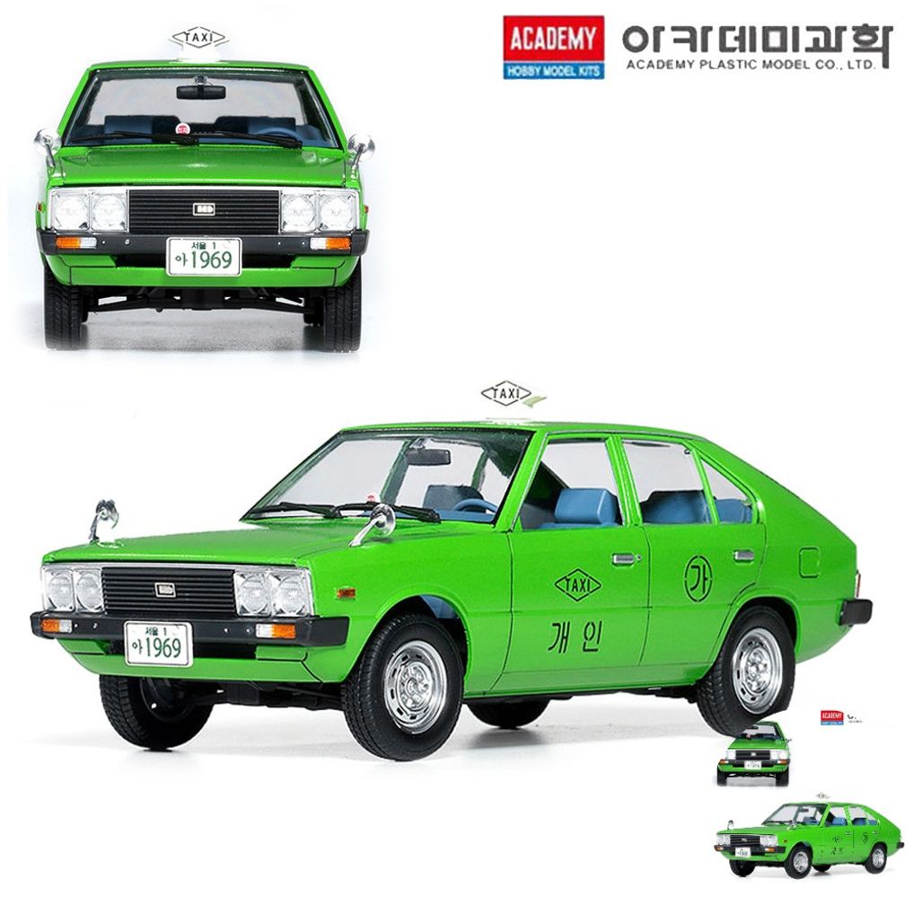 건담조립 피규어모형 캐릭터 소품 장식용 조립 현대 포니 택시 운전사 피규어 포함