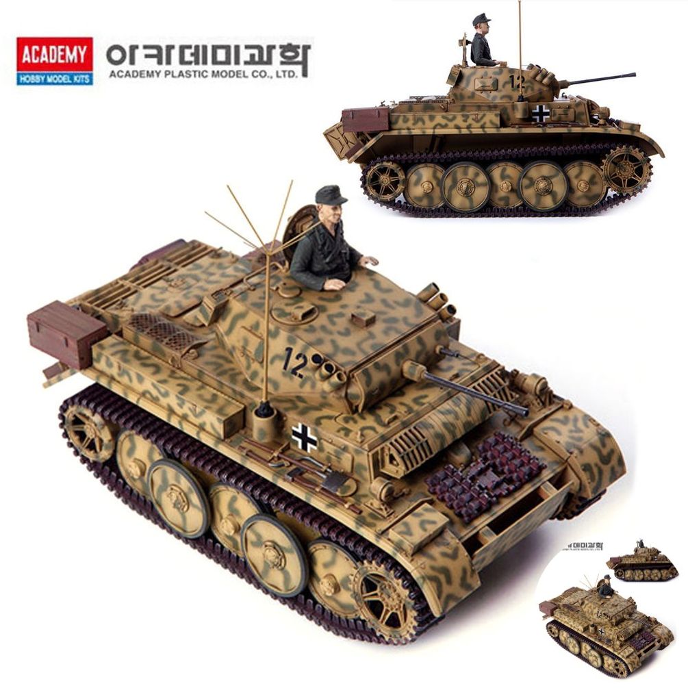 건담조립 피규어모형 캐릭터 액션 장식 소품 장식용 조립 독일 2호 전차 룩스 L형