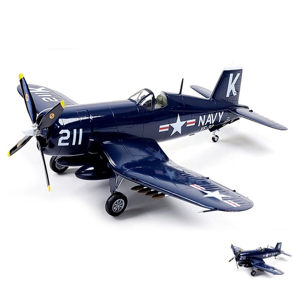 건담조립 피규어모형 캐릭터 액션 장식 소품 조립 미해군 F4U4 장진호 전투