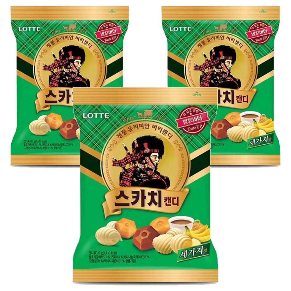 롯데 스카치캔디 세가지맛 317g x 3개