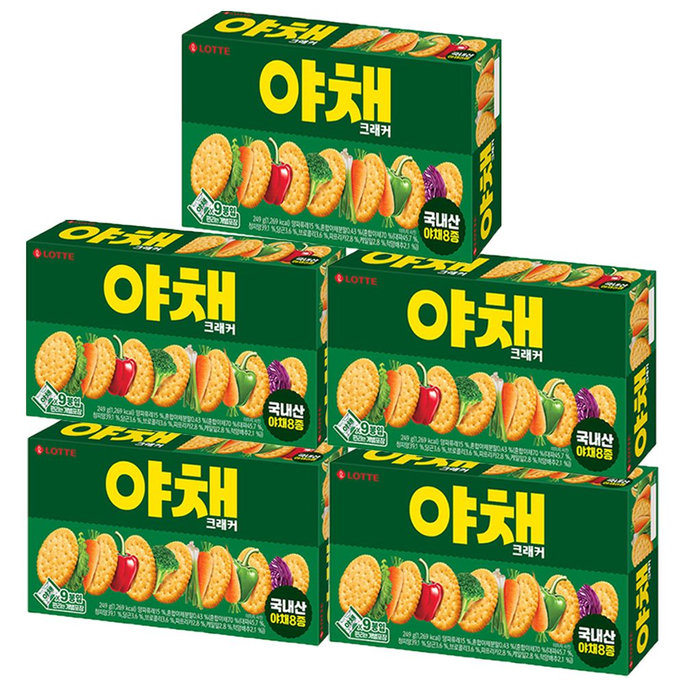 롯데 야채크래커 249g x 5개