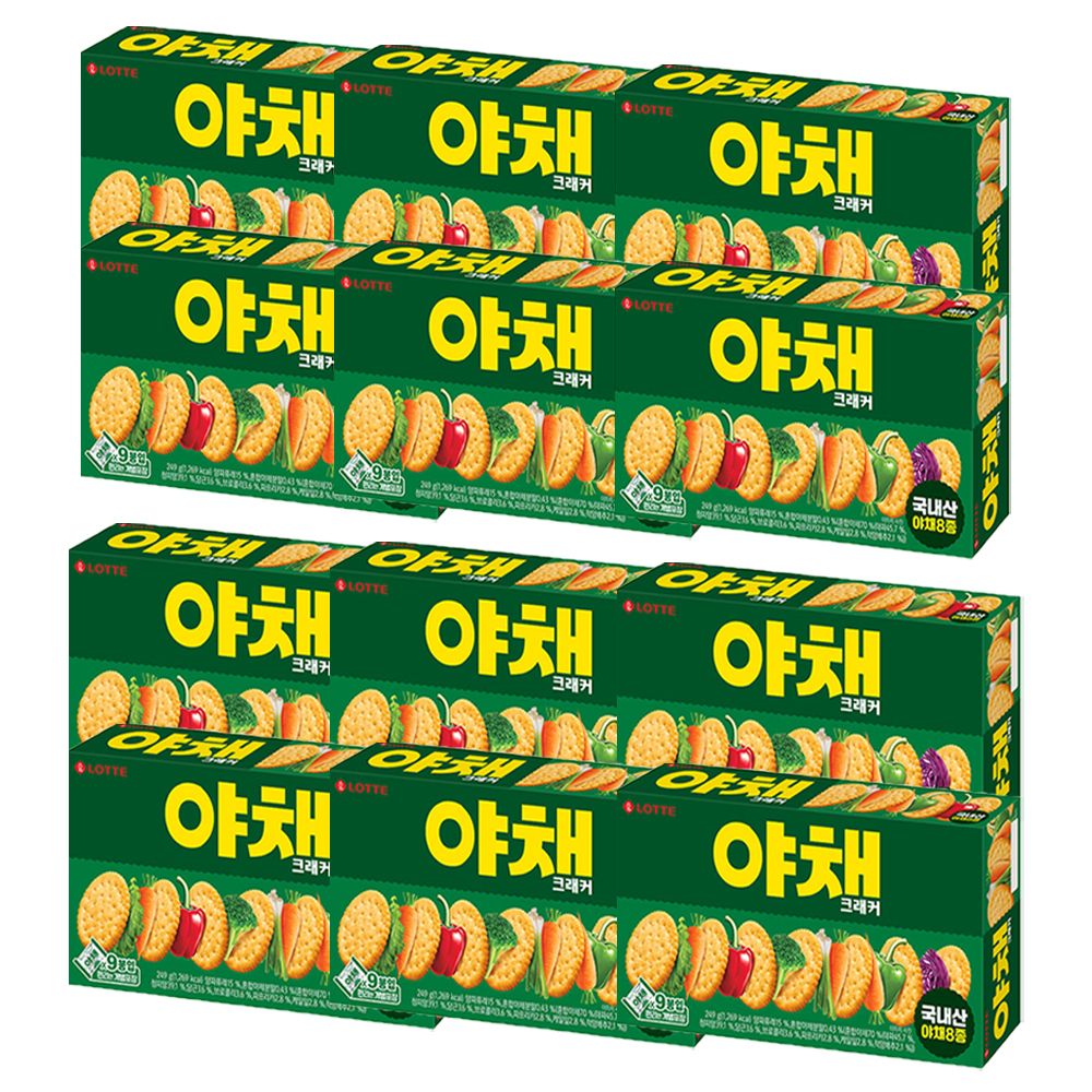 롯데 야채크래커 249g x 12개