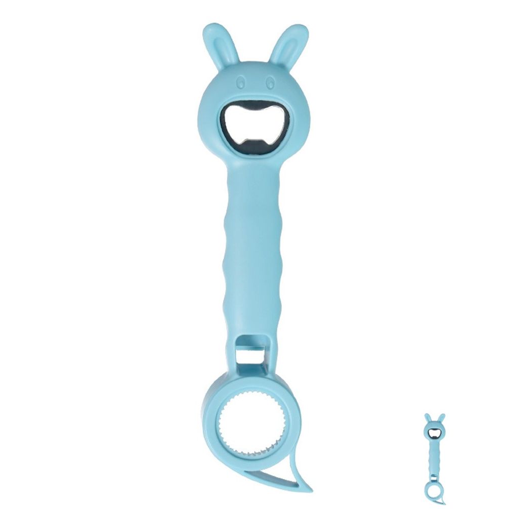 병뚜껑오프너 따개 만능 뚜껑 앰플 깡통 만능 오프너 블루 유리병 페트병 통조림 맥주병 따개