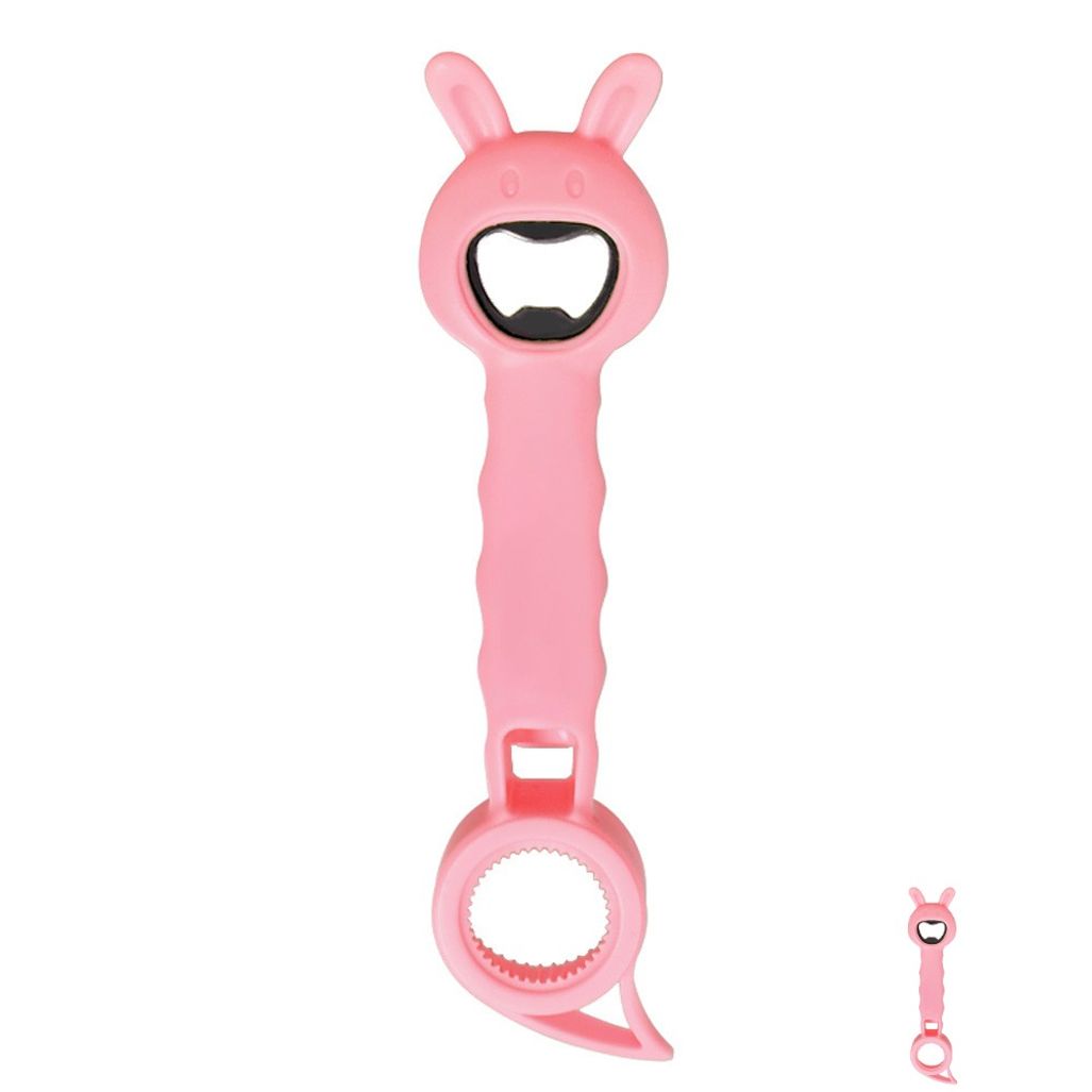 병뚜껑오프너 따개 만능 뚜껑 앰플 깡통 만능 오프너 핑크 유리병 페트병 통조림 맥주병 따개