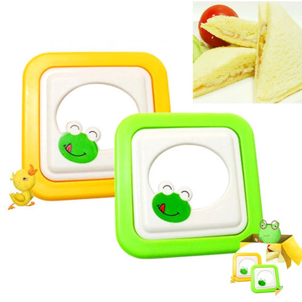 식빵틀 머핀 생일케이크 소금빵 사각 제빵 원형 베이비토마토 개구리 샌드위치 만들기 랜덤1개