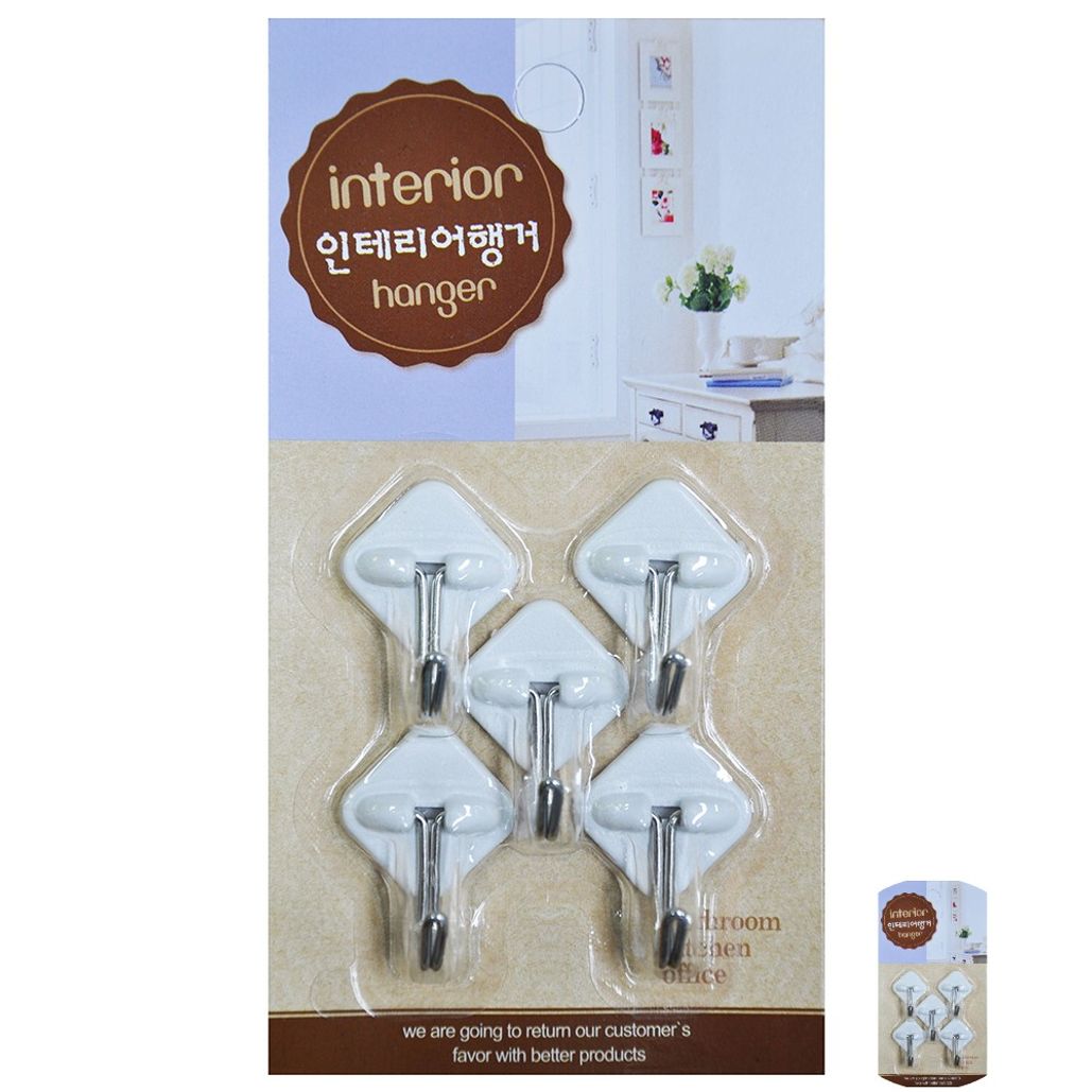 싱크볼 싱크대거름망 후드필터 디스펜서 주방 생활용품 180도 회전 마름모 행거 5개입