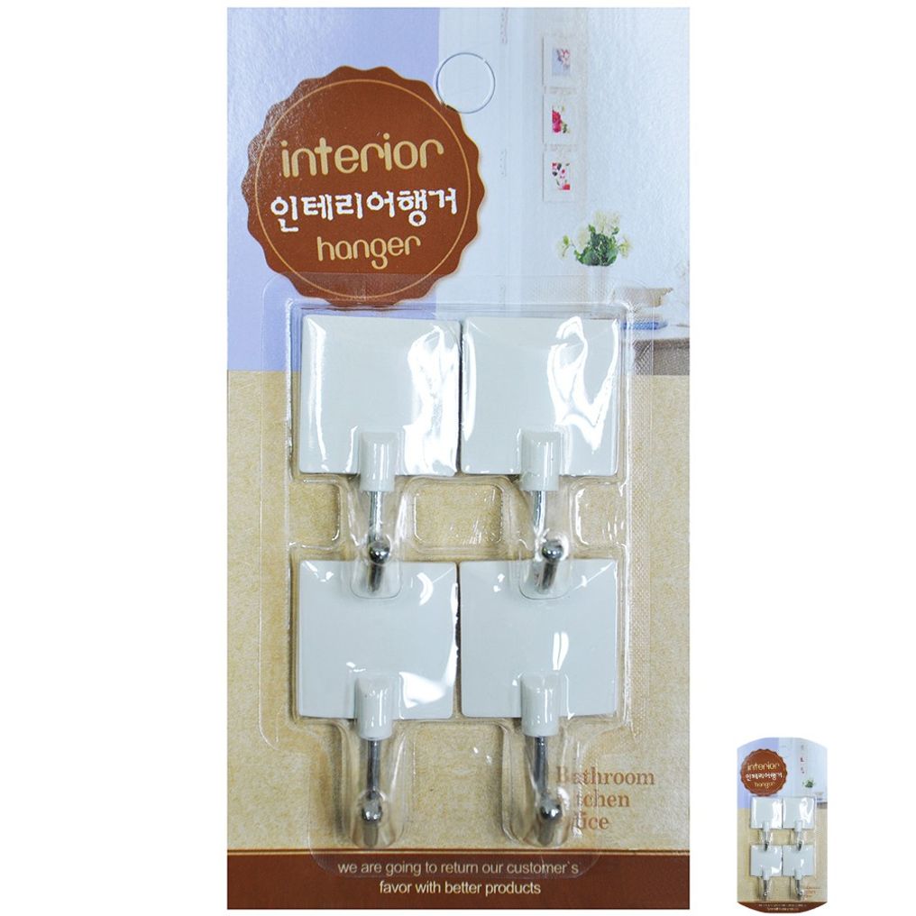 싱크볼 싱크대거름망 후드필터 디스펜서 씽크볼 커피캐리어 주방 생활용품 네모 행거 4개입