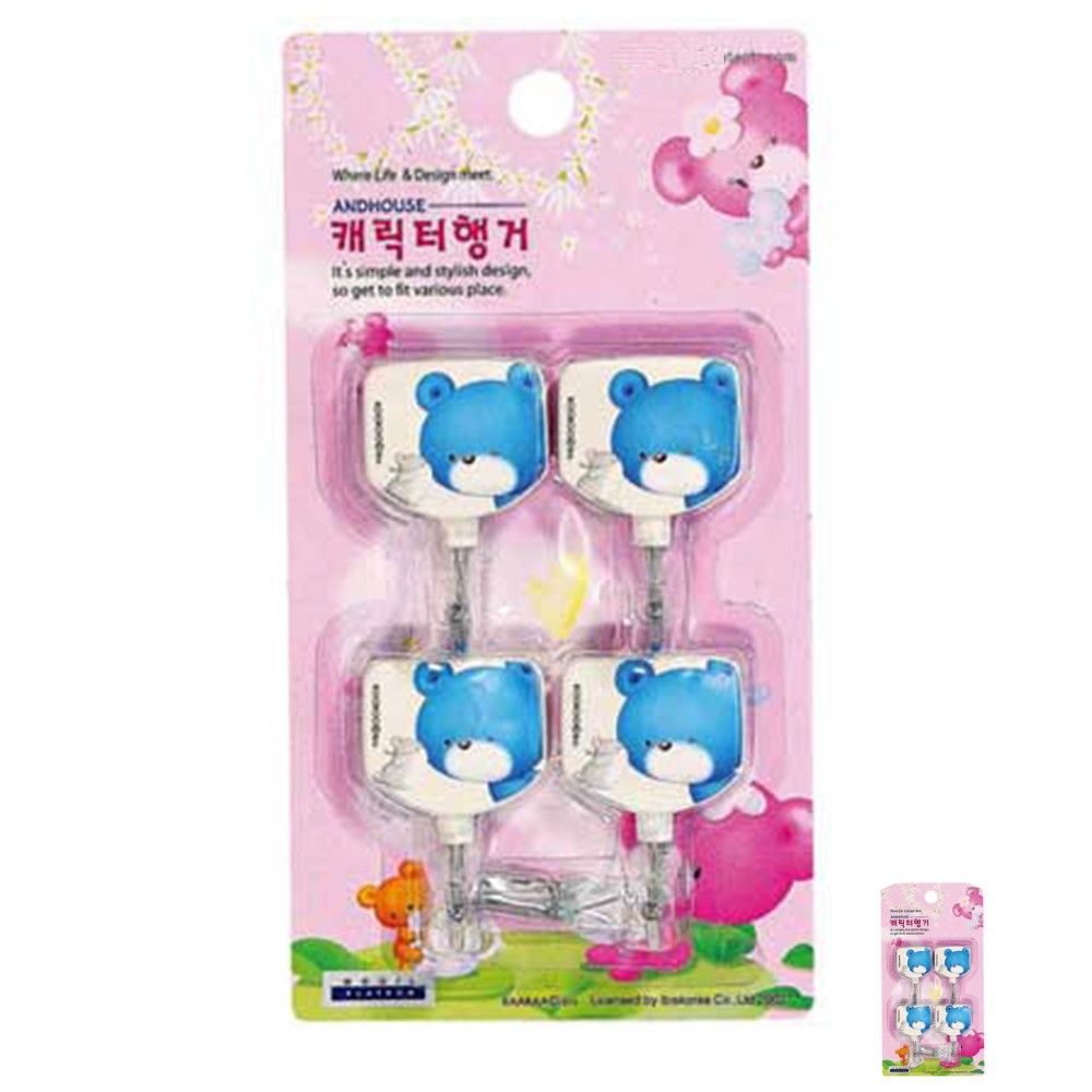 싱크볼 싱크대거름망 후드필터 디스펜서 주방 생활용품 캐릭터 둥근사각 행거 4개입