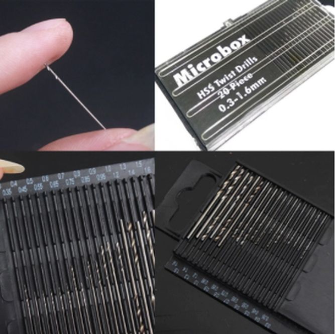 미니 드릴비트 20종 세트 핸드 드릴 날 핸드드릴