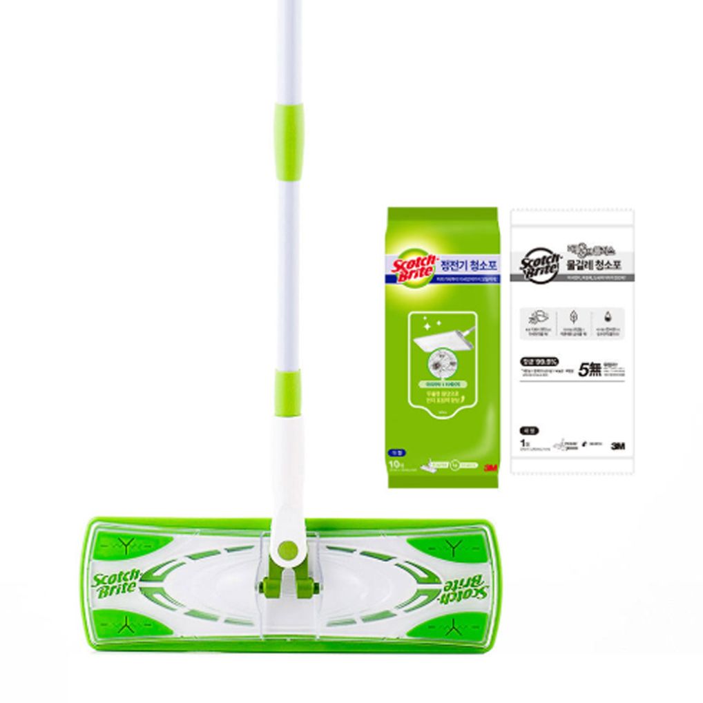 3M 스카치브라이트 대형 막대걸레 청소포세트