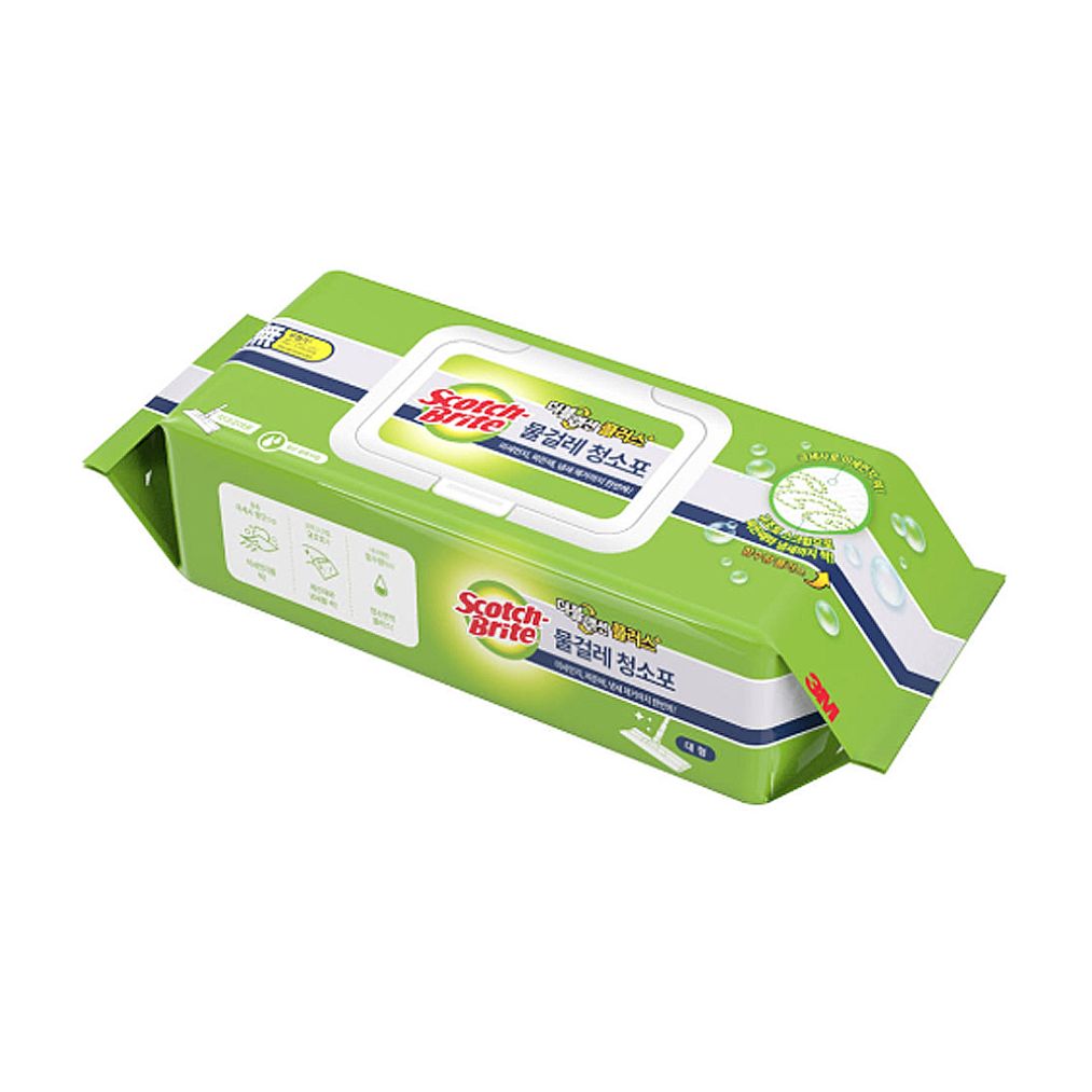 3M 스카치브라이트 더블액션 물걸레 청소포 20매입 대형