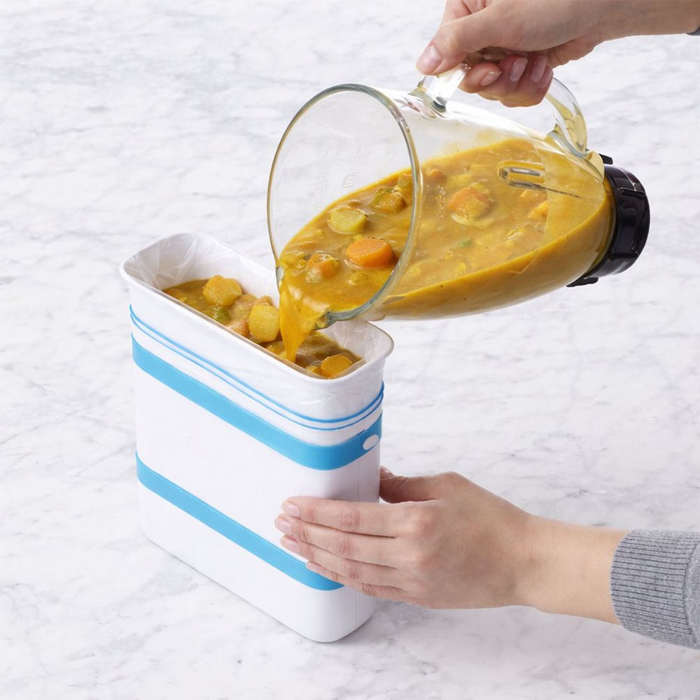 국물 소분 냉동실 지퍼백 정리함 냉동보관 몰드