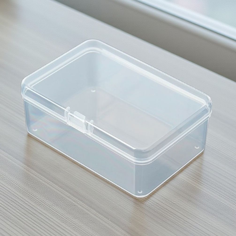 투명 직사각 플라스틱 케이스 1p (9.5x6.5)