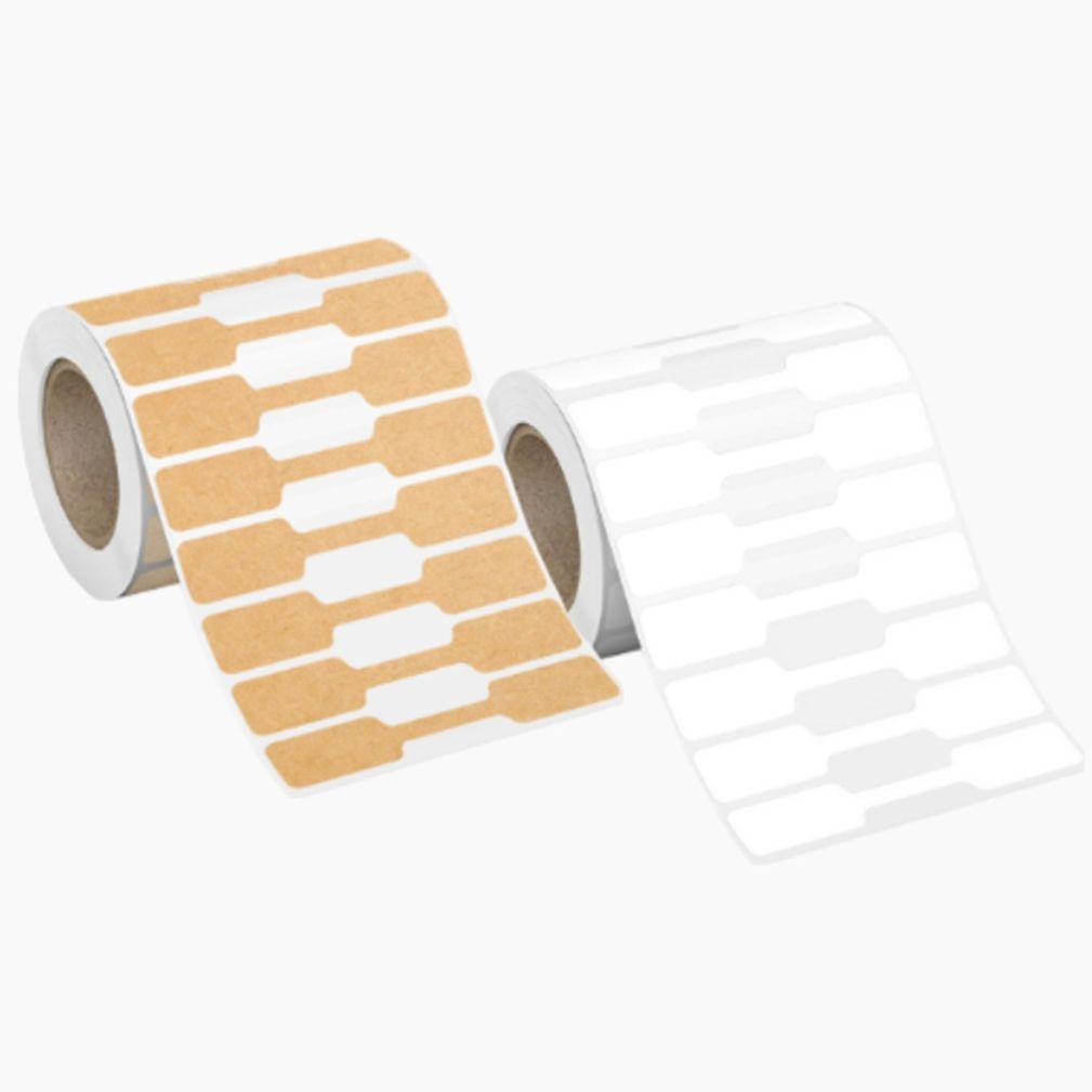 주얼리 택 라벨 스티커 이음새 비접착 1롤