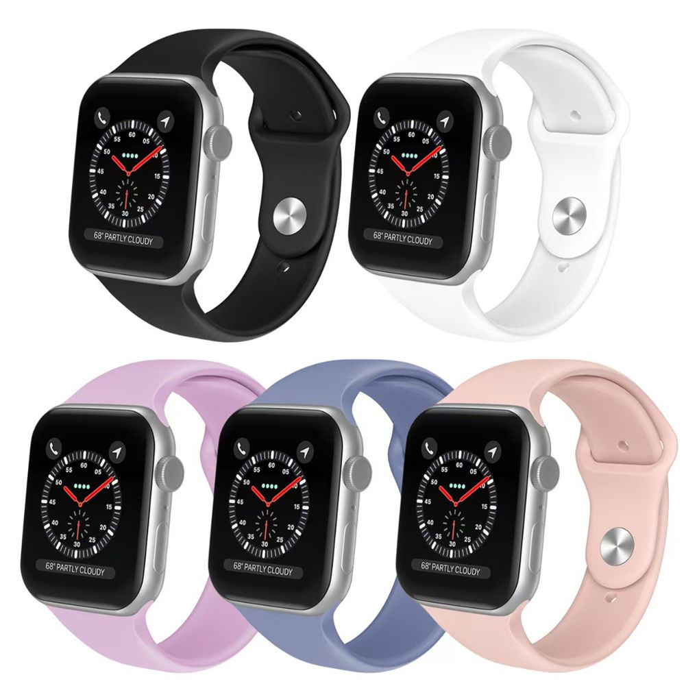 애플워치 3 2 1세대 호환 실리콘 스트랩 스포츠밴드 시계줄 38mm 42mm